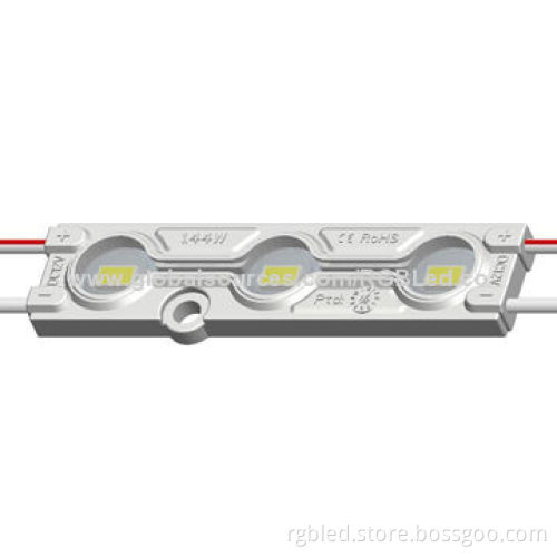 Waterproof SMD5730 LED Injection Module, Constant Current, 78 x 15mm, 3pcs, 1.44W, IP67, DC 12V